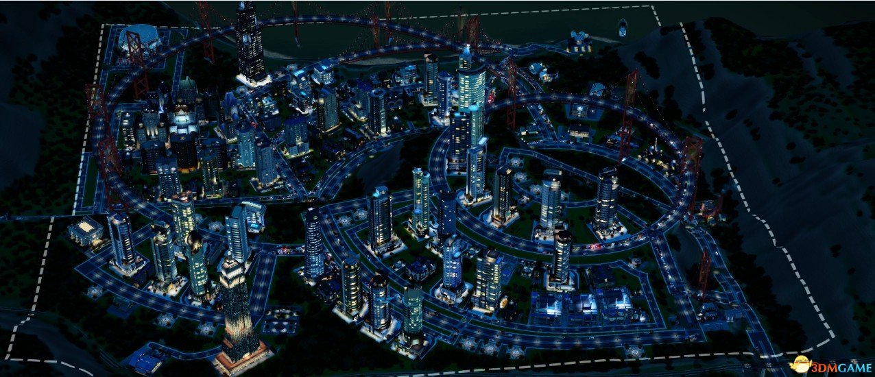 模拟城市5玩家作品分享山顶娱乐城美图欣赏_